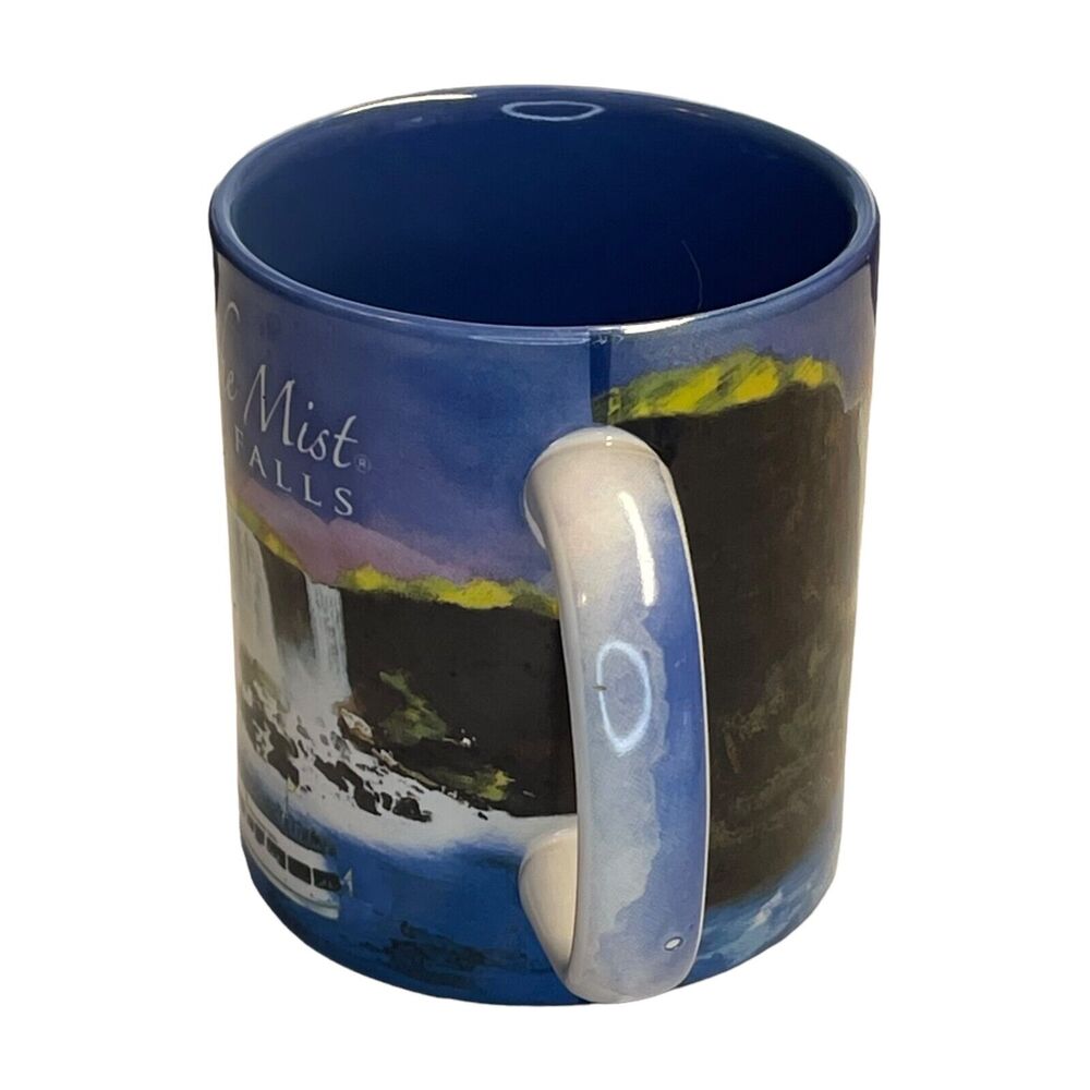 Vintage Multicolor Ceramic Maid of the Mist Niagara Falls Souvenir Coffee Mug - Picture 3 of 7